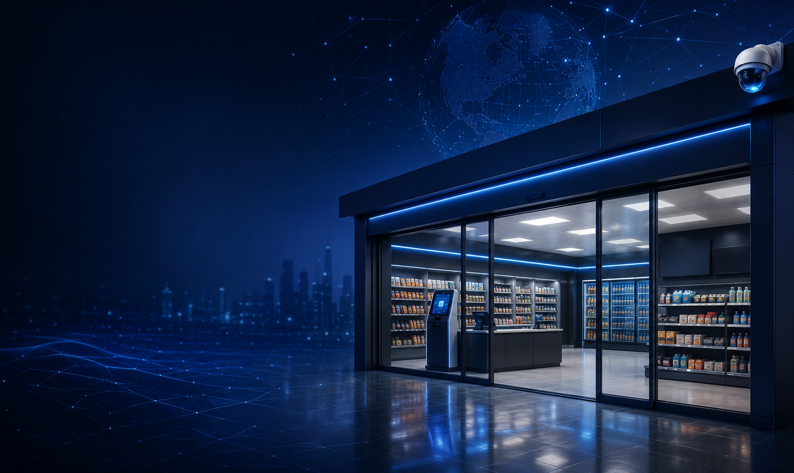 Autonomous AI-powered shop storefront